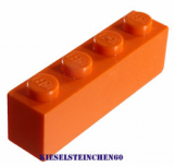 LEGO® 3010 Baustein 1 x 4 - orange